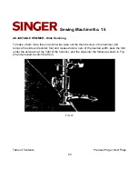 Preview for 23 page of Singer SEWING MACHINE NO. 15 Manual