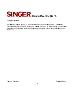 Предварительный просмотр 36 страницы Singer SEWING MACHINE NO. 15 Manual