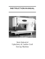 Singer Sewing Machine Instruction Manual preview