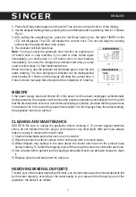 Preview for 7 page of Singer SFC-1810D Instruction Manual