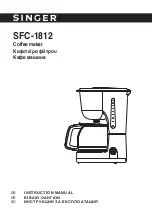 Singer SFC-1812 Instruction Manual preview