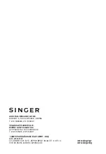 Предварительный просмотр 28 страницы Singer SG-2030S Instruction Manual