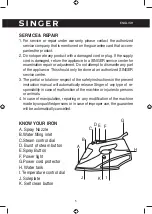 Предварительный просмотр 5 страницы Singer SG-2530C Instruction Manual