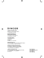 Предварительный просмотр 28 страницы Singer SG2030 Instruction Manual