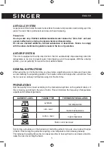 Preview for 5 page of Singer SG2230S Instruction Manual