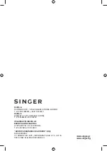 Предварительный просмотр 16 страницы Singer SG2428C Instruction Manual