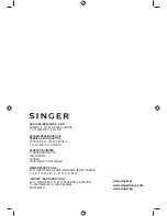 Preview for 32 page of Singer SG2535 Instruction Manual