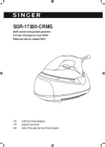 Предварительный просмотр 1 страницы Singer SGR-17200-CRMG Instruction Manual