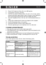 Preview for 15 page of Singer SGR-500LCD Instruction Manual