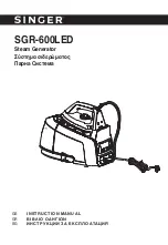 Singer SGR-600LED Instruction Manual предпросмотр