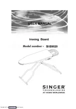 Singer SIIB9020 User Manual предпросмотр