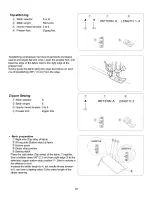 Preview for 41 page of Singer Singer 384.13016300 Owner'S Manual