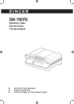 Singer SM-700FG Instruction Manual preview