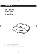 Singer SM-750FG Instruction Manual preview