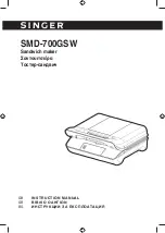 Singer SMD-700GSW Instruction Manual preview