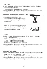 Preview for 13 page of Singer SMW825AMSO Instruction Manual