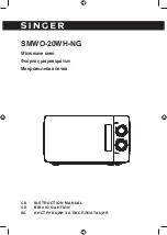 Предварительный просмотр 1 страницы Singer SMWO-20WH-NG Instruction Manual