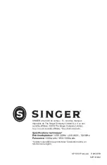 Preview for 36 page of Singer SP-550 Instruction Manual