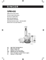 Singer SPM400 Instruction Manual предпросмотр