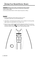 Preview for 6 page of Singer Steam Choice 1.0 Iron Instruction Manual