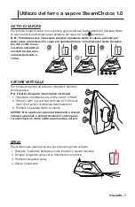 Preview for 31 page of Singer Steam Choice 1.0 Iron Instruction Manual