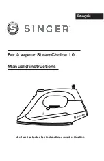 Preview for 37 page of Singer Steam Choice 1.0 Iron Instruction Manual