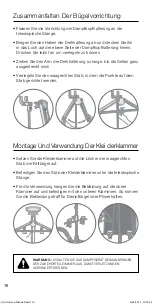 Preview for 18 page of Singer Steam Works Classic Instruction Manual