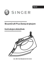 Предварительный просмотр 49 страницы Singer SteamCraft Plus Instruction Manual