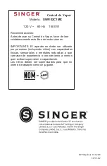 Предварительный просмотр 24 страницы Singer SteamWorks Pro SWP Instruction Manual