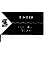 Preview for 1 page of Singer Style-Mate 329K Instructions Manual