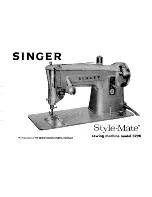 Preview for 3 page of Singer Style-Mate 329K Instructions Manual