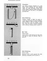 Preview for 54 page of Singer Stylist 476 Instructions Manual