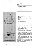 Preview for 62 page of Singer Stylist 476 Instructions Manual