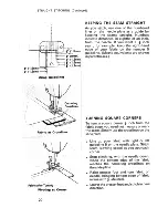 Предварительный просмотр 22 страницы Singer Stylist 533 Manual