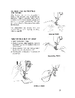 Предварительный просмотр 23 страницы Singer Stylist 533 Manual