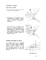 Preview for 23 page of Singer Stylist 534 Manual