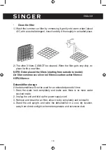 Предварительный просмотр 18 страницы Singer Supreme Dry SDHM-12L Instruction Manual