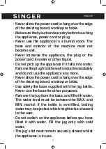 Preview for 4 page of Singer SWK-800DOTS Instruction Manual