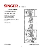 Preview for 11 page of Singer TS+ Instruction Manual