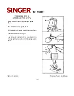 Preview for 14 page of Singer TS+ Instruction Manual