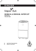 Singer VAPOR OUT SDHM-16L Instruction Manual preview