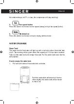 Preview for 15 page of Singer VAPOR OUT SDHM-16L Instruction Manual