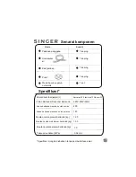 Preview for 33 page of Singer WT5113 User Manual