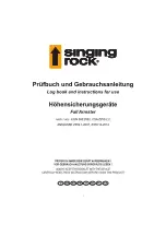 Preview for 1 page of Singing rock H 12 Instructions For Use Manual