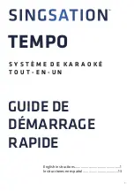 Preview for 7 page of Singsation TEMPO Quick Start Manual