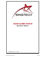 Singtech EG360 Operation Manual preview