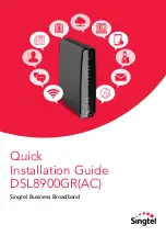 SingTel DSL8900GR(AC) Quick Installation Manual preview