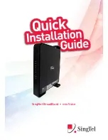 Preview for 1 page of SingTel Pace-5520 Quick Installation Manual