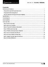 Preview for 3 page of SINGULARITY COMPUTERS SPECTRE 2.0 Assembly Manual