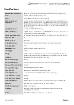 Preview for 5 page of SINGULARITY COMPUTERS SPECTRE III Assembly Manual